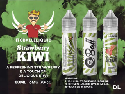 8 Ball Strawberry Kiwi - Egyptian Liquid