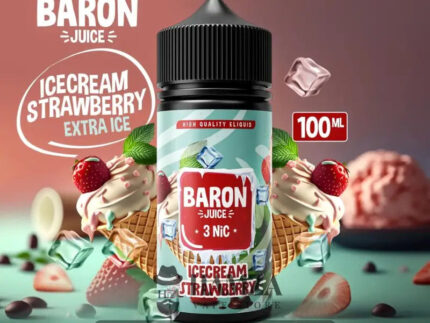 Baron Juice Ice Cream Strawberry - بارون ايس كريم فراولة Egyptian Liquid