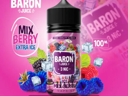 Baron Juice Ice Mix Berry - بارون ميكس توت ساقع Egyptian Liquid