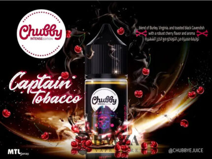 Chubby Saltnic Captain Tobacco - تشابي سولت توباكو كريز Egyptian Liquid