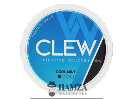 Clew Nicotine Pouches Cool Mint - كلو اكياس النيكوتين الرطبة بطعم النعناع البارد 5mg (20 Pouches) Disposable