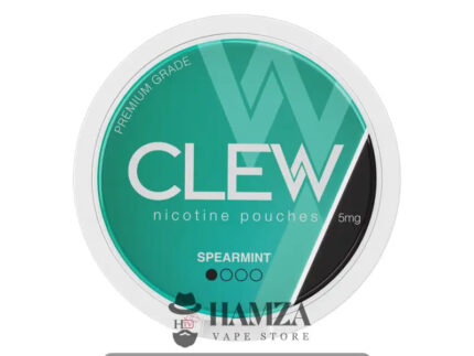 Clew Nicotine Pouches Spearmint - كلو اكياس النيكوتين الرطبة بطعم النعناع الاخضر 5mg (20 Pouches) Disposable