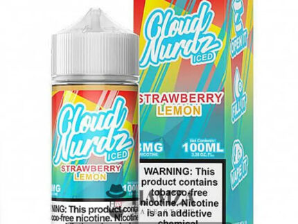 Cloud Nurdz Strawberry Lemon Iced - Premium Liquid