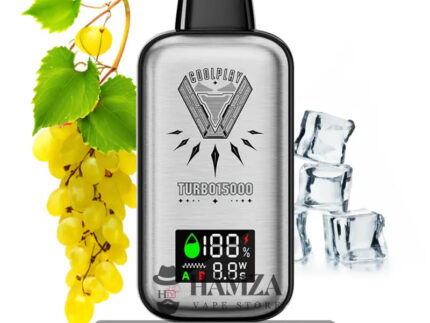 Coolplay Turbo Disposable 16000 Puffs Grape Ice - كول بلاي تيربو ديسبوزابل عنب ساقع