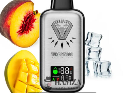Coolplay Turbo Disposable 16000 Puffs Peach Mango - كول بلاي تيربو ديسبوزابل مانجو خوخ
