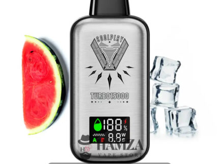 Coolplay Turbo Disposable 16000 Puffs Watermelon Ice - كول بلاي تيربو ديسبوزابل بطيخ ساقع