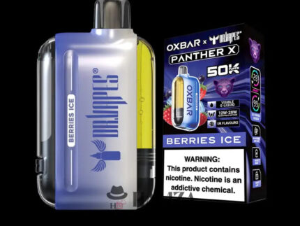 Dr vapes Oxbar 50k Puff Berries Ice - دكتور فيب أوكس بار 50 ألف بف توت أيس 50000 / (20mg) SaltNic Disposable