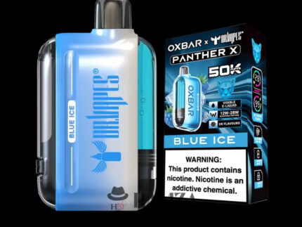Dr vapes Oxbar 50k Puff Blue Ice - دكتور فيب أوكس بار 50 ألف بف بلو أيس 50000 / (20mg) SaltNic Disposable