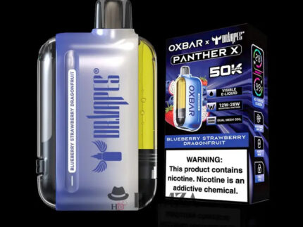 Dr vapes Oxbar 50k Puff Blueberry Strawberry DragonFruit - دكتور فيب أوكس بار 50 ألف بف بلوبيرى فراولة دراجون فروت