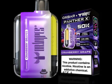Dr vapes Oxbar 50k Puff Cranberry Grapes - دكتور فيب أوكس بار 50 ألف بف كرانبيرى عنب 50000 / (20mg) SaltNic Disposable