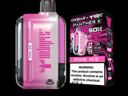 Dr vapes Oxbar 50k Puff Pink Ice - دكتور فيب أوكس بار 50 ألف بف بينك أيس 50000 / (20mg) SaltNic Disposable