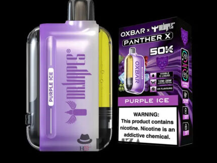 Dr vapes Oxbar 50k Puff Purple Ice - دكتور فيب أوكس بار 50 ألف بف بيربل أيس 50000 / (20mg) SaltNic Disposable