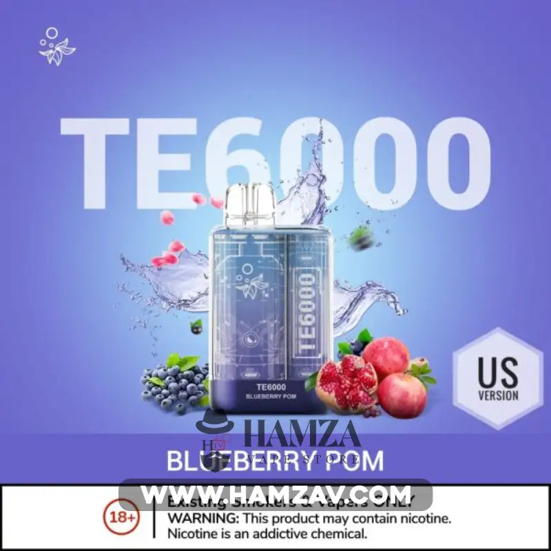 elf-bar-disposable-te-6000-puffs-blueberry-pom-aylf-ty-dysbwzabl-twt-azrq-rman-4-saltnic-533 Elf Bar Disposable Te 6000 Puffs Blueberry Pom - ايلف بار تي ٦٠٠٠ ديسبوزابل توت ازرق رمان