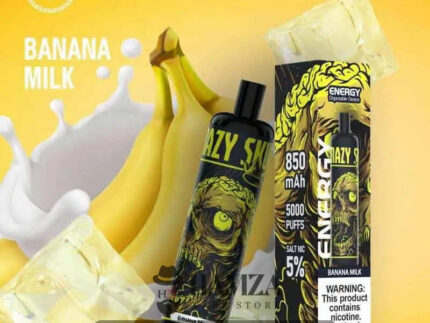 Energy Disposable 5000 Puffs Banana Milk -