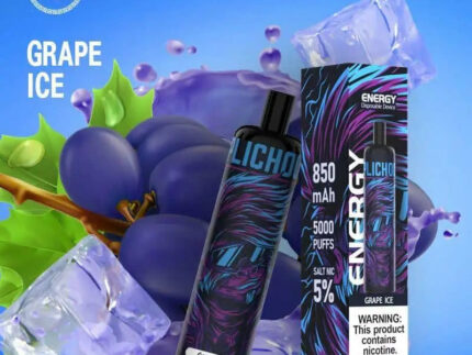 Energy Disposable Grape Ice -