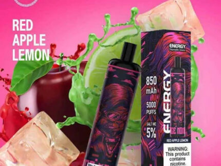 Energy Disposable Red Apple Lemon Ice -