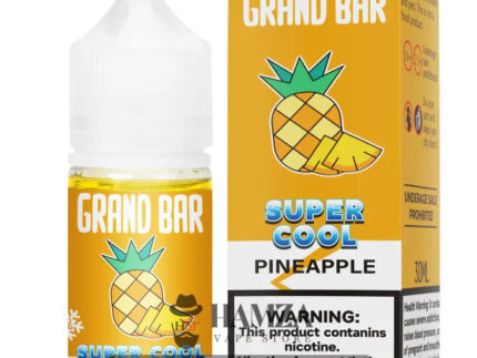Grand Bar Premium Liquid SaltNic Super Cool Pineapple - جراند بار بريميم سولت سوبر كول اناناس Premium Liquid