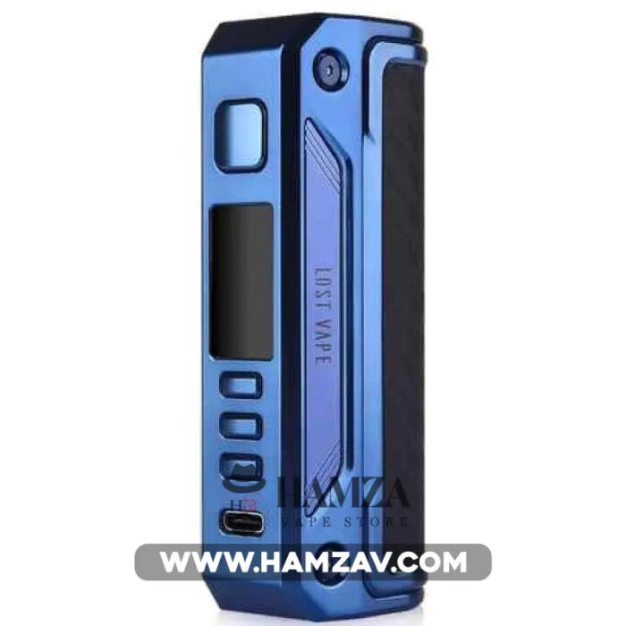 Lost Vape Quest Thelema Solo Mod - Sierra Blue Carbon Fiber Mods