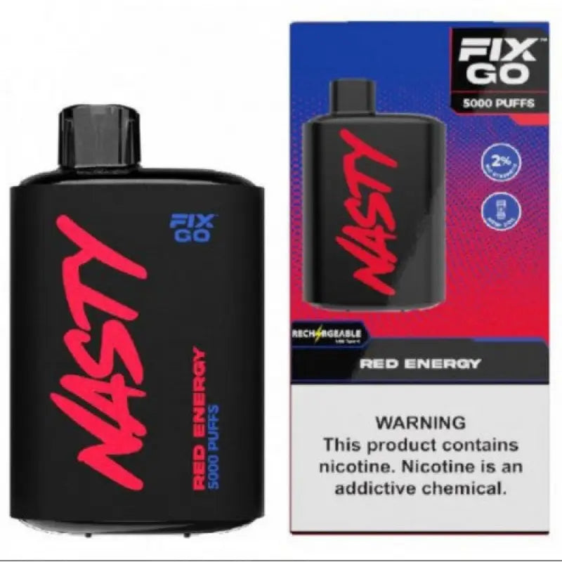 nasty-fix-go-5000-puffs-red-energy-dsbwzabl-mshrwb-altaqt-disposable-534 Nasty Fix Go 5000 Puffs Red Energy - Disposable