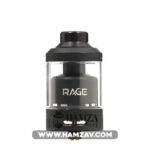 Rage Mods Fury Rta Tank - تانك فيوري Matte Black Dl Tanks