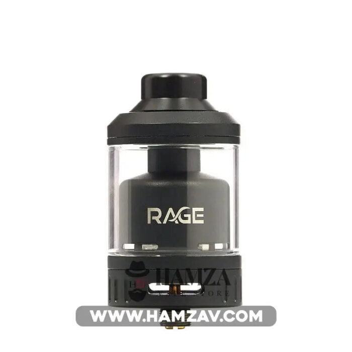 Rage Mods Fury Rta Tank - تانك فيوري Matte Black Dl Tanks
