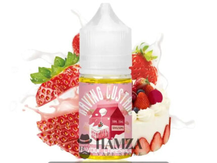 Raving Custard Saltnic Strawberry Cheesecake - ريفنج كاسترد سولت تشيز كيك فراولة Premium Liquid