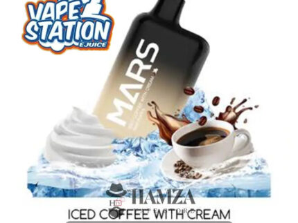 Vape Station Mars Disposable 5000 Puffs Iced Coffee With Cream -