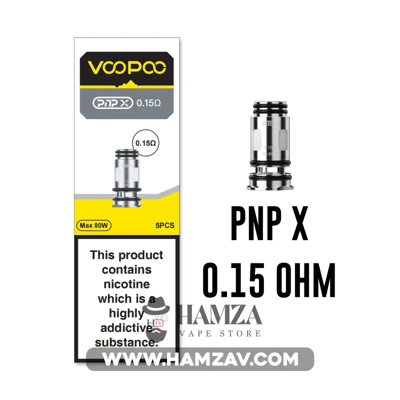 Voopoo Pnp X Coils - كويل فوبو بي ان اكس Pnp 0.15Ω