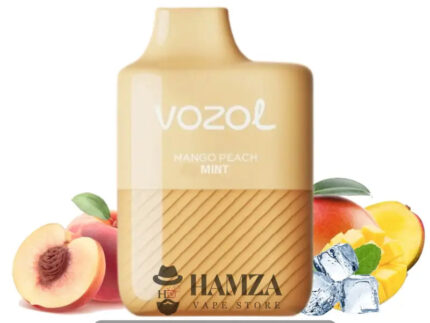 Vozol Disposable Alien 5000 Puffs Mango Peach Mint - فوزول الين ديسبوزابل مانجو خوخ نعناع