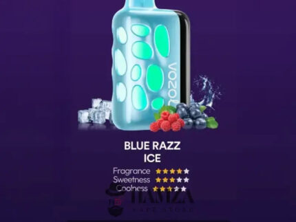 Vozol Disposable Rave 40000 Puffs Blue Razz Ice - فوزول ريف ديسبوزابل بلوبيري رازبيري ايس 40000 / 5% SaltNic Disposable