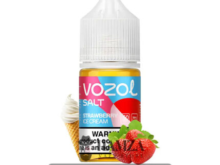 Vozol Saltnic Strawberry Ice Cream - فوزول سولت ايس كريم فراولة Premium Liquid