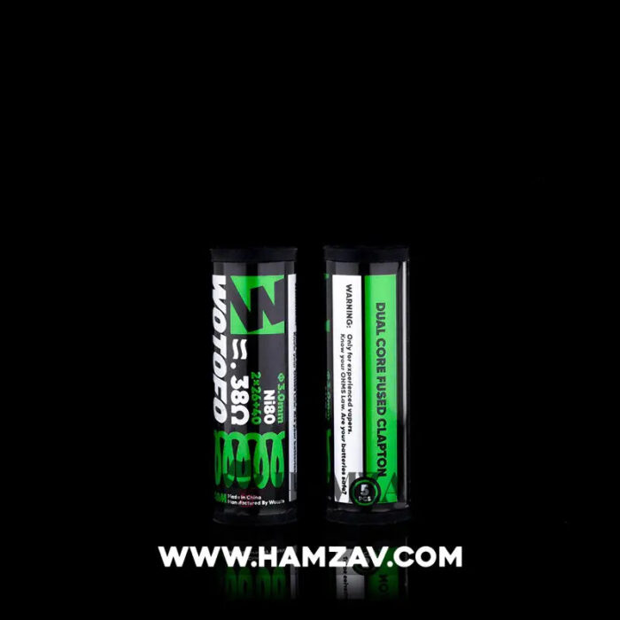 Wotofo Coils - Dl / Dual Core Fused Clapton 0.38