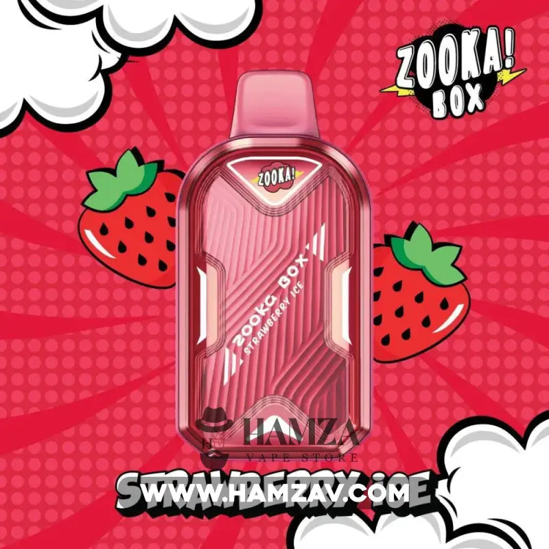 zooka-box-disposable-7000-puffs-strawberry-ice-bazwka-bwks-dysbwzabl-frawlt-saq-134 Zooka Box Disposable 7000 Puffs Strawberry Ice -