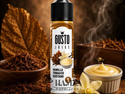 Gusto Eliquid Vanilla Custard Tobacco - جوستو ليكويد فانيليا كاسترد توباكو - Egyptian Liquid