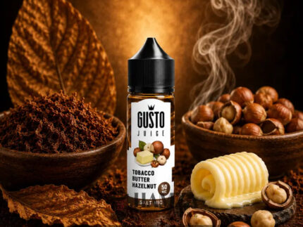 Gusto SaltNic Eliquid Tobacco Butter Hazelnut - جوستو ليكويد سولت نيكوتين توباكو زبدة بندق - Egyptian Liquid