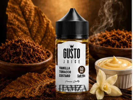 Gusto SaltNic Eliquid Vanilla Custard Tobacco - جوستو ليكويد سولت نيكوتين توباكو فانيليا كاسترد - Egyptian Liquid