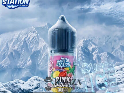Vape Station SaltNic Super Ice Pink lemonade - فيب ستيشن سولت سوبر ايس بينك ليموناد - Egyptian Liquid