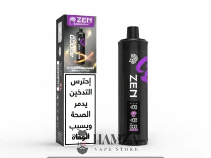 ZEN Cloud Shisha Disposable 40000 Puff Bluerazz Lemon - زين كلاود شيشة ديسبوزابل 40 ألف بف بلو راز ليمون - 40000 Puff