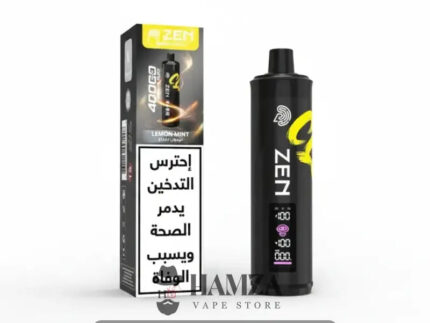 ZEN Cloud Shisha Disposable 40000 Puff Lemon Mint - زين كلاود شيشة ديسبوزابل 40 ألف بف ليمون نعناع - 40000 Puff / 5MG