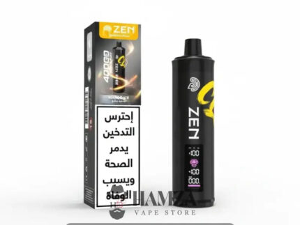 ZEN Cloud Shisha Disposable 40000 Puff Mango Ice - زين كلاود شيشة ديسبوزابل 40 ألف بف مانجو أيس - 40000 Puff / 5MG