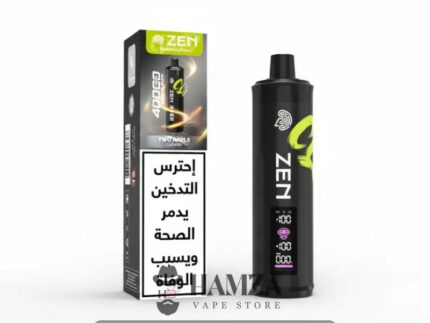 ZEN Cloud Shisha Disposable 40000 Puff Two Apple - زين كلاود شيشة ديسبوزابل 40 ألف بف تفاحتين - 40000 Puff / 5MG