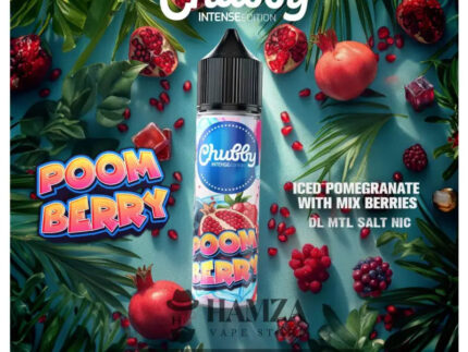 Chubby Poom Berry Ice - تشابي ميكس توت رمان ساقع Dl (60Ml) / 3Mg Egyptian Liquid