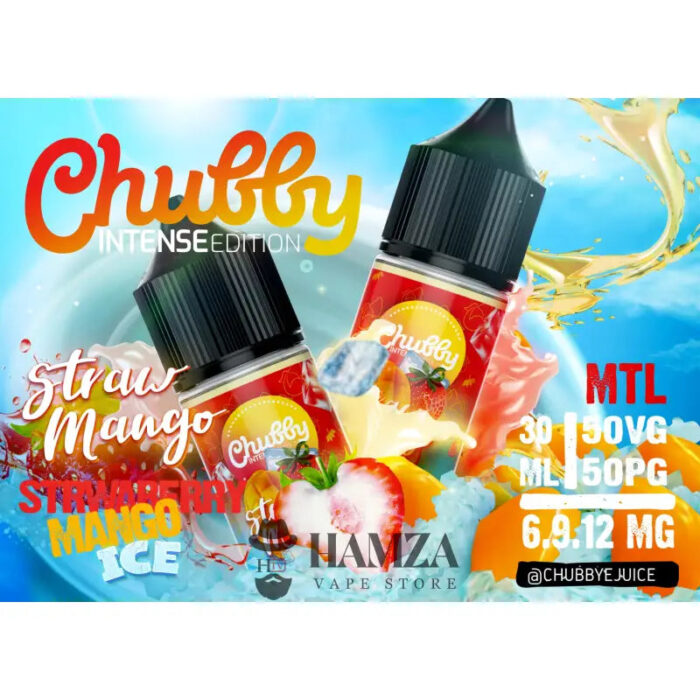 Chubby Strawberry Mango Ice - Mtl (30Ml) / 6Mg Egyptian Liquid