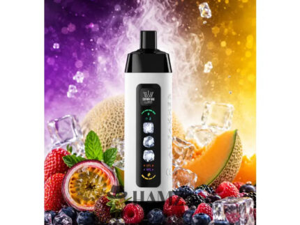 Crown Bar Al Fakher 25K Puff Ice Control Magic Lovely Fruits - كراون بار الفاخر 25 ألف بف أيس كنترول فراولة مانجو