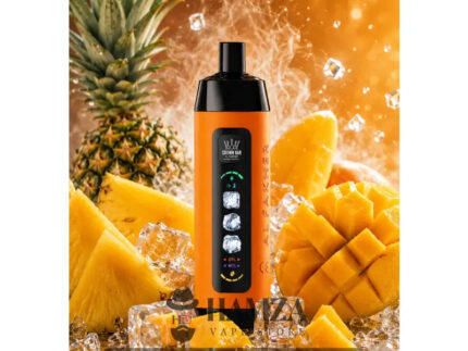 Crown Bar Al Fakher 25K Puff Ice Control Mango pineapple - كراون بار الفاخر 25 ألف بف أيس كنترول مانجو أناناس - 25000