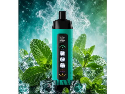 Crown Bar Al Fakher 25K Puff Ice Control Mint - كراون بار الفاخر 25 ألف بف أيس كنترول نعناع - 25000 / 5mg (Freebase)