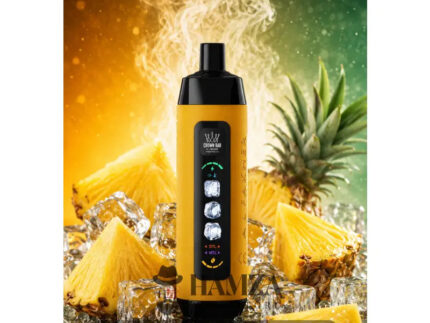 Crown Bar Al Fakher 25K Puff Ice Control Pineapple ice - كراون بار الفاخر 25 ألف بف أيس كنترول أناناس أيس - 25000 / 5mg