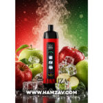 Crown Bar Al Fakher 25K Puff Ice Control Two Apples - كراون بار الفاخر 25 ألف بف أيس كنترول تفاحتين - 25000 / 5mg