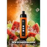 Crown Bar Al Fakher 25K Puff Ice Control Watermelon Lime - كراون بار الفاخر 25 ألف بف أيس كنترول ليمون بطيخ - 25000