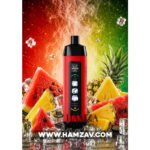 Crown Bar Al Fakher 25K Puff Ice Control Watermelon pineapple - كراون بار الفاخر 25 ألف بف أيس كنترول بطيخ أناناس